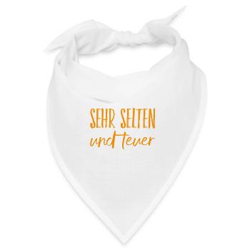 ich bin wunderbar - Bandana - Weiß - Vorne