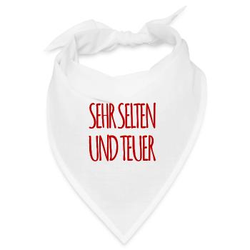ich bin besonders - Bandana - Weiß - Vorne