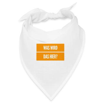 wohin soll das führen? - Bandana - Weiß - Vorne