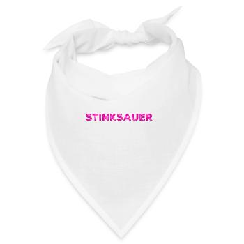 ich bin richtig wütend - Bandana - Weiß - Vorne