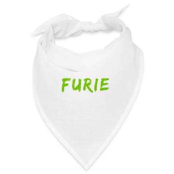 so sieht eine Furie aus - Bandana - Weiß - Vorne