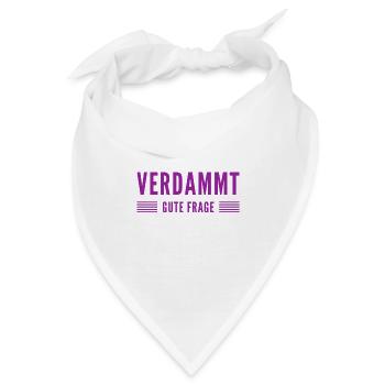 was für eine Frage - Bandana - Weiß - Vorne