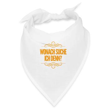 was suche ich? - Bandana - Weiß - Vorne