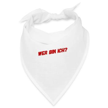 ich suche mich - Bandana - Weiß - Vorne