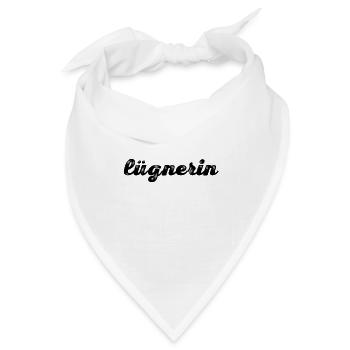 ich stehe auf Lügen - Bandana - Weiß - Vorne