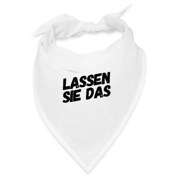 stop - Bandana - Weiß - Vorne