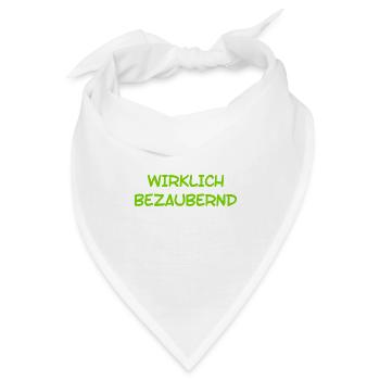 wirklich bezaubernd - Bandana - Weiß - Vorne