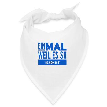 zum Abschluss - Bandana - Weiß - Vorne