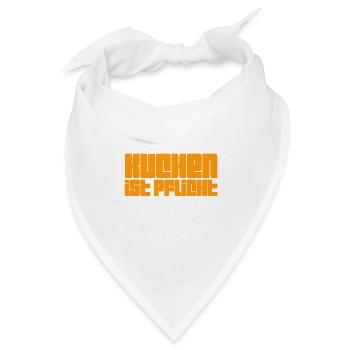 ich liebe Kuchen - Bandana - Weiß - Vorne