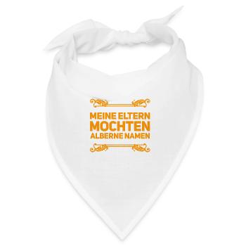 ich habe einen albernen Namen - Bandana - Weiß - Vorne