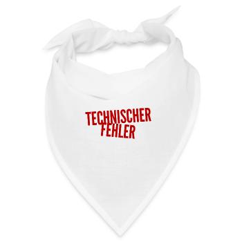 hier ist was faul - Bandana - Weiß - Vorne