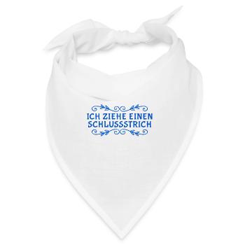 ich schließe damit ab - Bandana - Weiß - Vorne