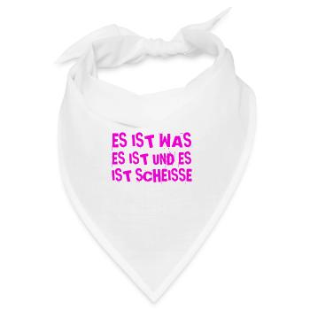 schlechte Laune - Bandana - Weiß - Vorne