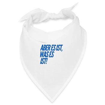 ich bleibe locker - Bandana - Weiß - Vorne