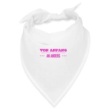 etwas ganz Besonderes - Bandana - Weiß - Vorne
