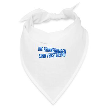 unangenehme Erinnerungen - Bandana - Weiß - Vorne