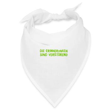 magere Erinnerungen - Bandana - Weiß - Vorne