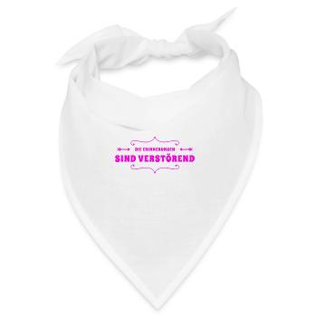 verstörende Erinnerungen - Bandana - Weiß - Vorne