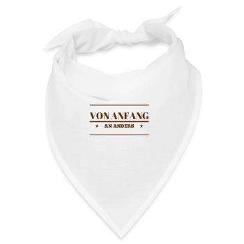 ich bin wunderbar - Bandana - Weiß - Vorne