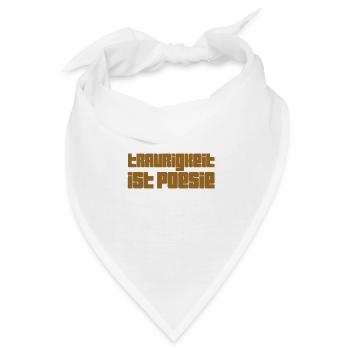 Trauer ist wundervoll - Bandana - Weiß - Vorne