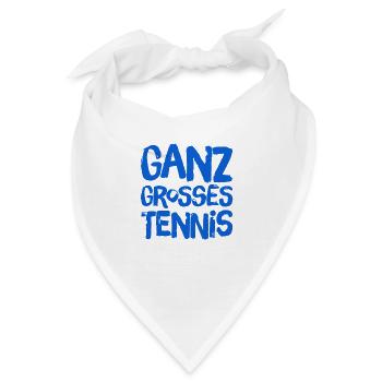 das ist mega - Bandana - Weiß - Vorne