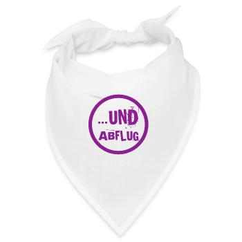 geh weg - Bandana - Weiß - Vorne