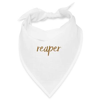 so sieht ein Reaper aus - Bandana - Weiß - Vorne