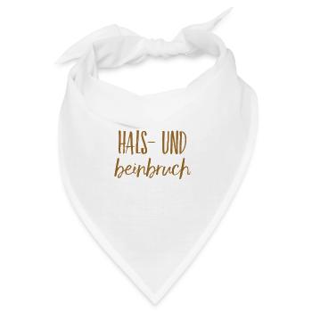 viel Erfolg - Bandana - Weiß - Vorne