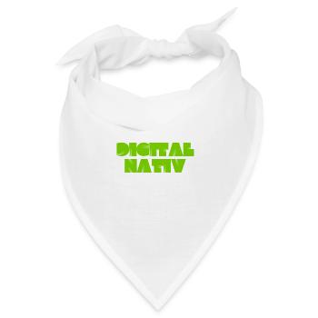 ich mag es digital - Bandana - Weiß - Vorne