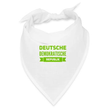 ich lebe im Osten - Bandana - Weiß - Vorne