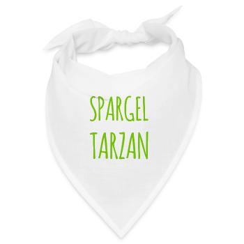 Spargeltarzan - Bandana - Weiß - Vorne