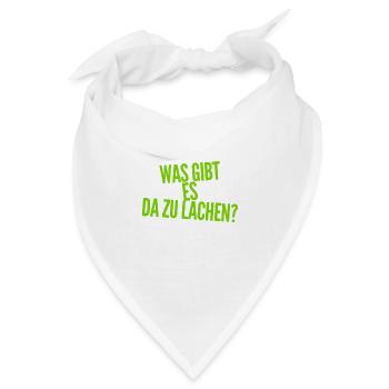 das ist nicht komisch - Bandana - Weiß - Vorne
