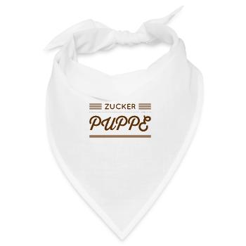 hübsche Frau - Bandana - Weiß - Vorne