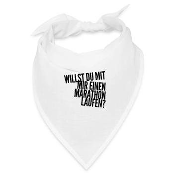 Marathon - Bandana - Weiß - Vorne