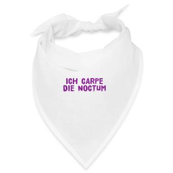 ich bin eine Nachteule - Bandana - Weiß - Vorne