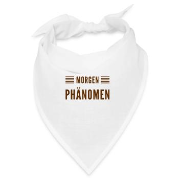 so sieht ein Frühaufsteher aus - Bandana - Weiß - Vorne