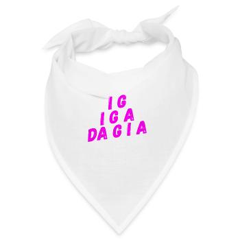 Gespräch auf bayrisch - Bandana - Weiß - Vorne