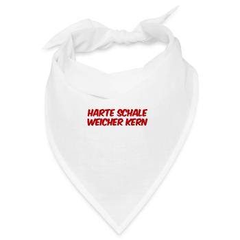 außen hart - Bandana - Weiß - Vorne