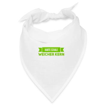 innen weich - Bandana - Weiß - Vorne