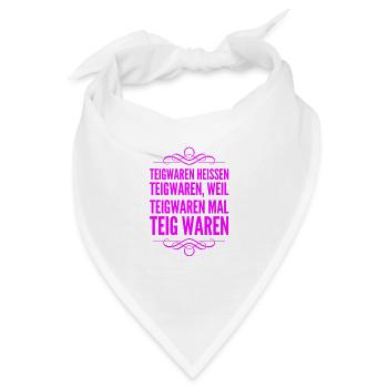 interessantes zu Teigwaren - Bandana - Weiß - Vorne