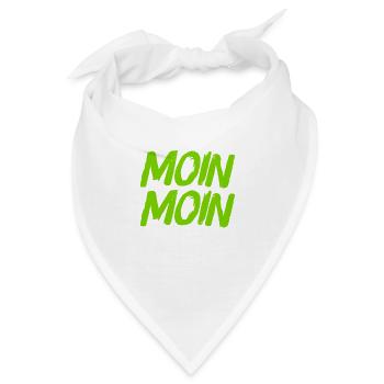 ich grüße dich - Bandana - Weiß - Vorne