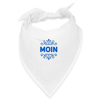 hallo auf norddeutsch - Bandana - Weiß - Vorne