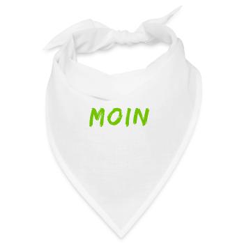 guten Morgen auf norddeutsch - Bandana - Weiß - Vorne