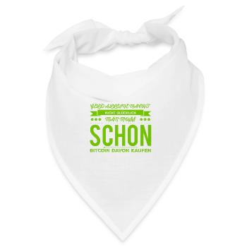 Satoshi geht immer - Bandana - Weiß - Vorne