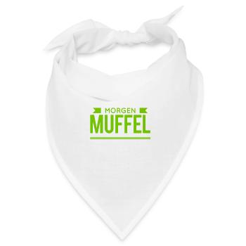 Morgenmuffel - Bandana - Weiß - Vorne