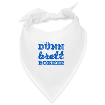 Dünnbrettbohrer - Bandana - Weiß - Vorne