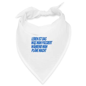 plane nicht - Bandana - Weiß - Vorne