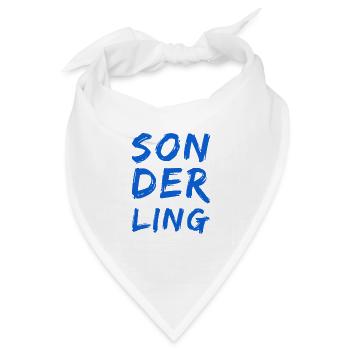 ich bin einzigartig - Bandana - Weiß - Vorne