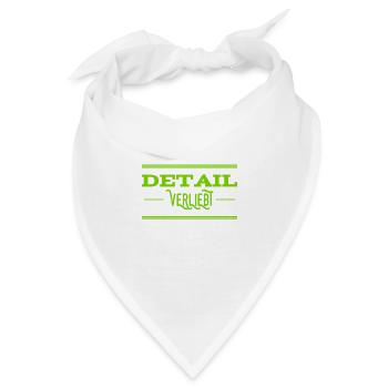Details sind genial - Bandana - Weiß - Vorne