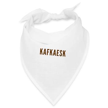 wie bei Kafka - Bandana - Weiß - Vorne